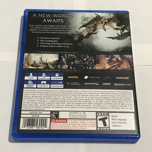 PS4 Monster Hunter World for PlayStation 4 - Picture 2 of 4